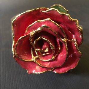 Beautiful Preserved Flower - Gold Plated Rose